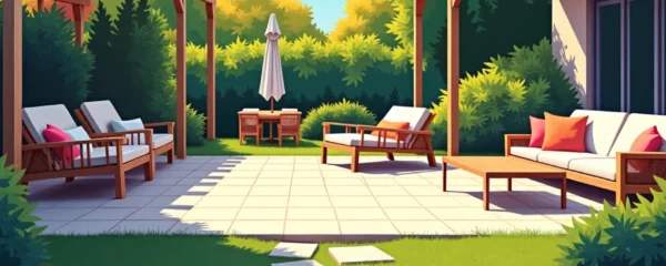 Muebles de exterior y pérgolas