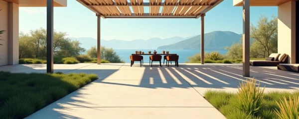 pérgola bioclimática retráctil